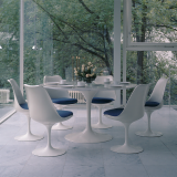 White Saarinen Tulip Chairs
