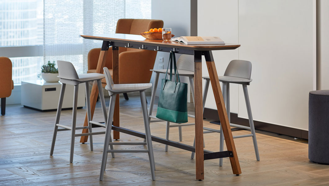 Knoll Shared Spaces Enclave Rockwell Unscripted Tall Table Muuto