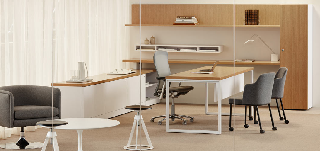Reff Profiles Private Office and Open Plan Office System Knoll