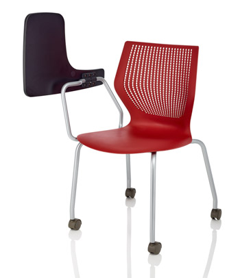 multigeneration by knoll light task chair with tablet arm