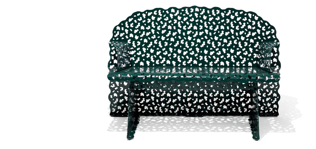 Knoll Topiary Bench by Richard Schultz