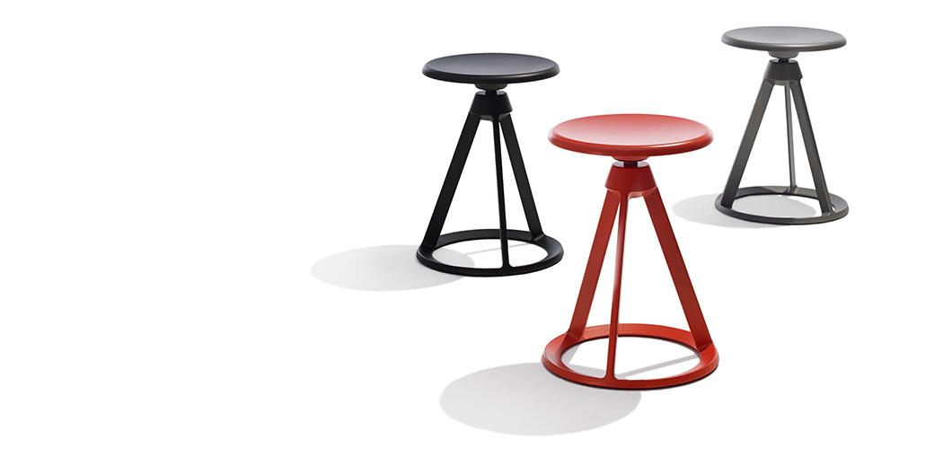 Knoll Stools and Tables by Barber Osgerby