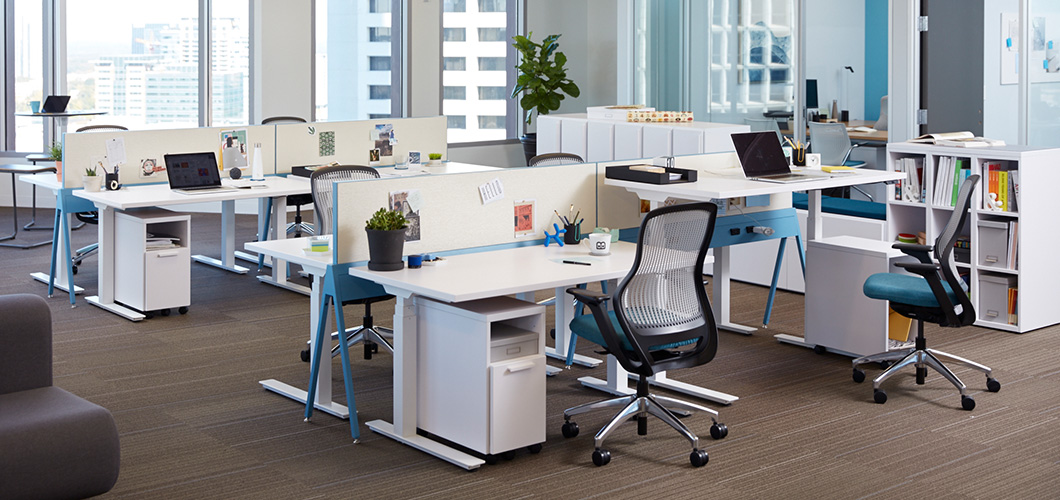 k. stand Height-Adjustable Tables Knoll