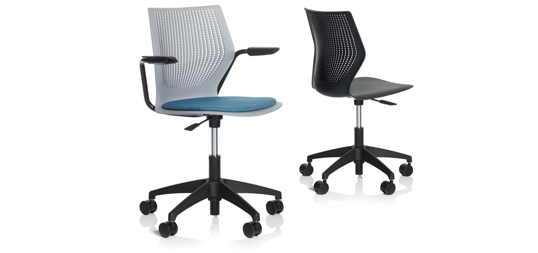 MultiGeneration by Knoll Light Task Multipurpose Plastic Office Swivel Chair
