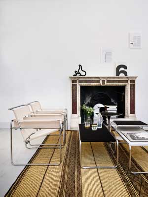 Knoll Wassily Chairs and Laccio Tables by Marcel Breuer