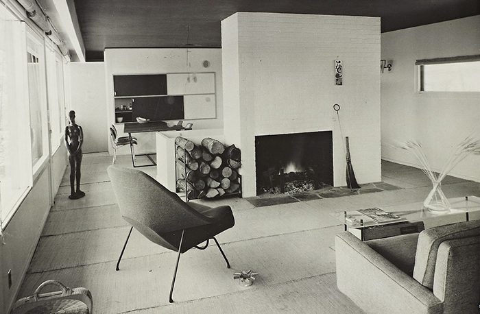 Marcel Breuer's Stillman House in Litchfield, Connecticut, 1951 | Womb Chair | Knoll Inspiration