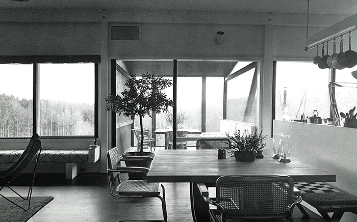 Marcel Breuer's Stillman House in Litchfield, Connecticut, 1951 | Cesca Chair | Knoll Inspiration