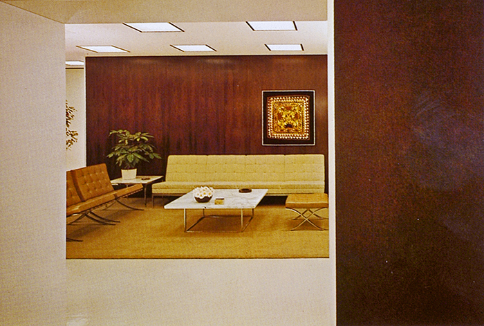 Another CBS interior designed by Florence Knoll | PC: Knoll Archive | Knoll Inspiration