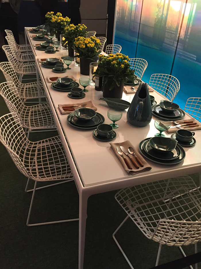 DIFFA Dining by Design featuring 1966 Table and Bertoia Side Chair ​by Gensler, 2015.