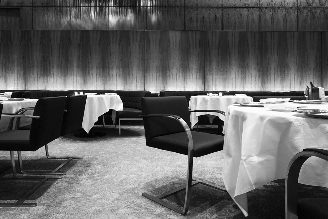 Custom Brno Chairs designed for The Pool Room at The Four Seasons Restaurant | PC: Wright | Knoll Inspiration