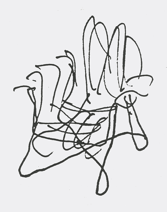 Sketch for Bentwood Collection by Frank Gehry | Knoll Inspiration
