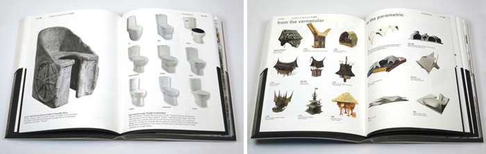 Two spreads from Fundamentals 14th International Exhibition