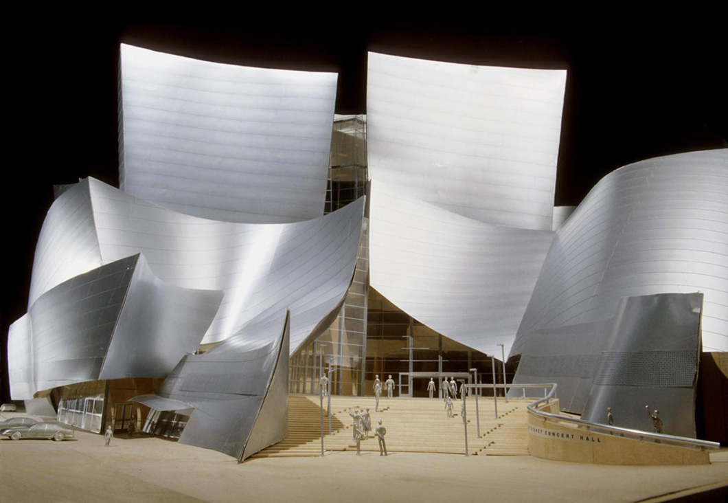 Model for Walt Disney Concert Hall by Frank Gehry | In Conversation with Paul Goldberger | PC: Gehry Partners | Knoll Inspiration