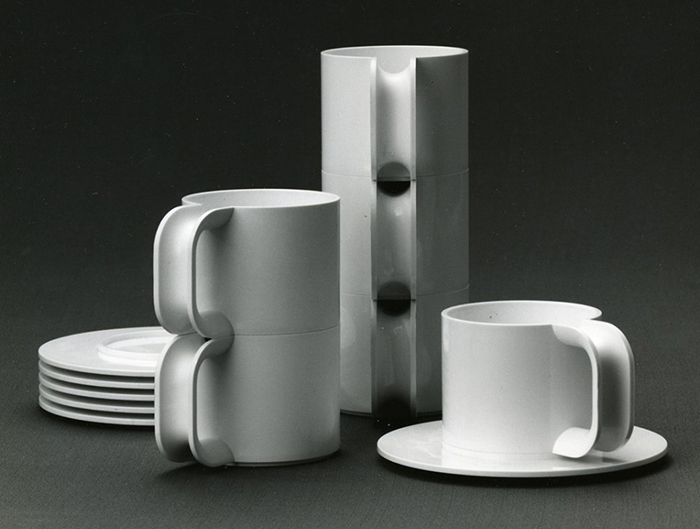 Dinnerware designed by Massimo Vignelli for Heller, 1964-1971 | PC: Vignelli Center for Design Studies | In Conversation with Kathy Brew | Knoll Inspiration