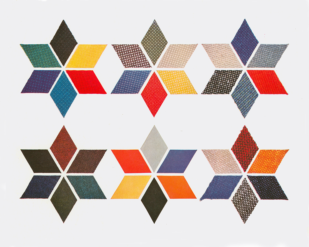 An example of a collage for KnollTextiles by Herbert Matter | PC: Knoll Archive | Knoll Inspiration