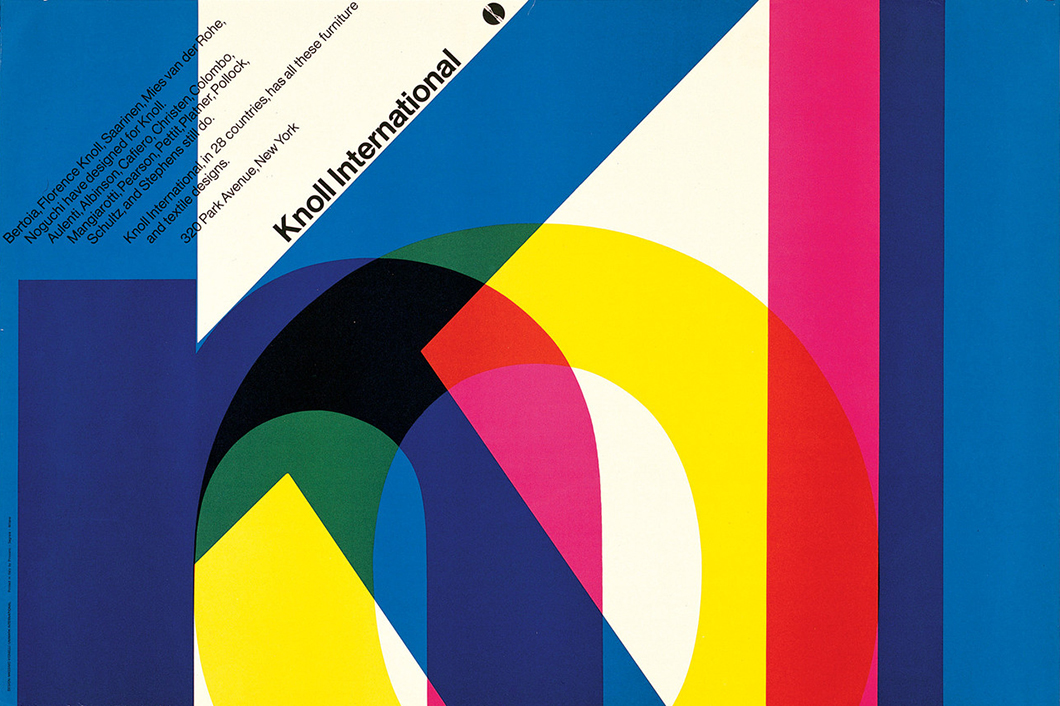 Knoll International graphic designed by Massimo Vignelli in 1967 | In Conversation with Jesse Reed | Knoll Inspiration