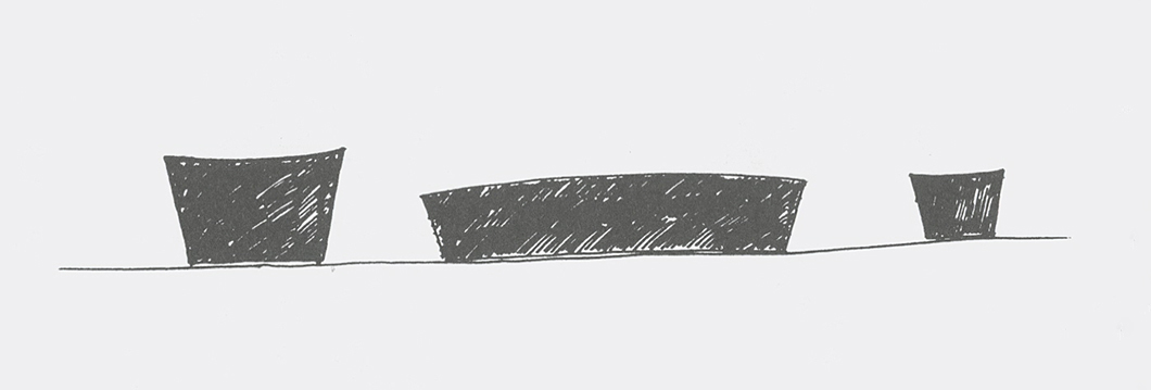 Sketches for Stone Collection by Maya Lin | Knoll Inspiration