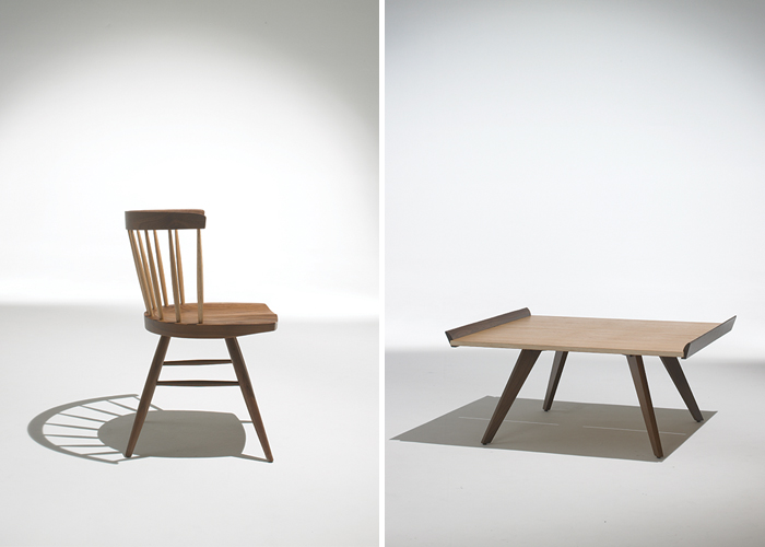 George Nakashima's Straight Chair and Splay-Leg Table | PC: Knoll | Knoll Inspiration