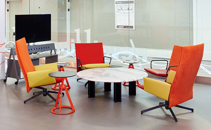 ... by Knoll? by Barber Osgerby at NeoCon, 2015. Photograph by Knoll