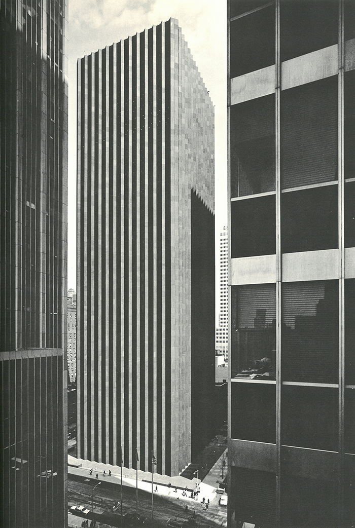 CBS 'Black Rock' Building by Eero Saarinen, c. 1965 | PC: Knoll Archive | Knoll Inspiration