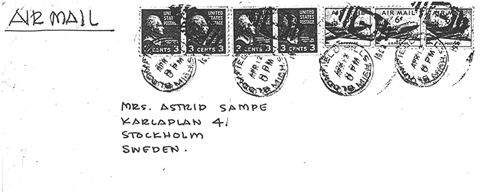 Eero Saarinen Letter to Astrid Sampe | Knoll Inspiration