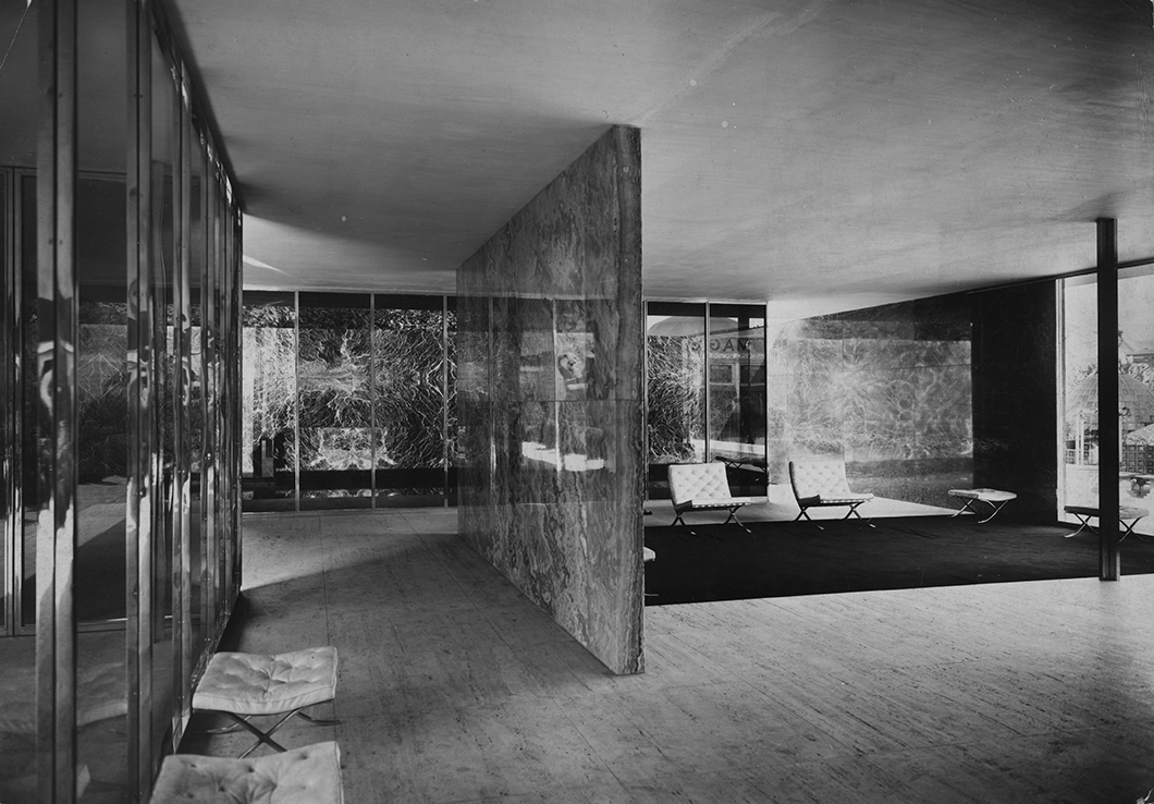 Design Deconstructed: The Barcelona Chair| Ludwig Mies van der Rohe's Barcelona Pavilion, 1929 | PC: Image courtesy of The Architecture & Design Study Center, The Museum of Modern Art | Knoll Inspiration