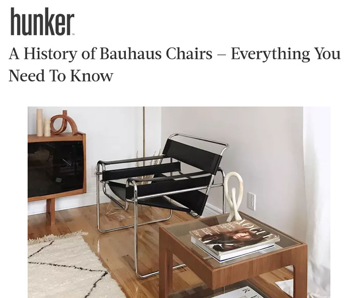 Hunker Features Bauhaus Knoll Classics