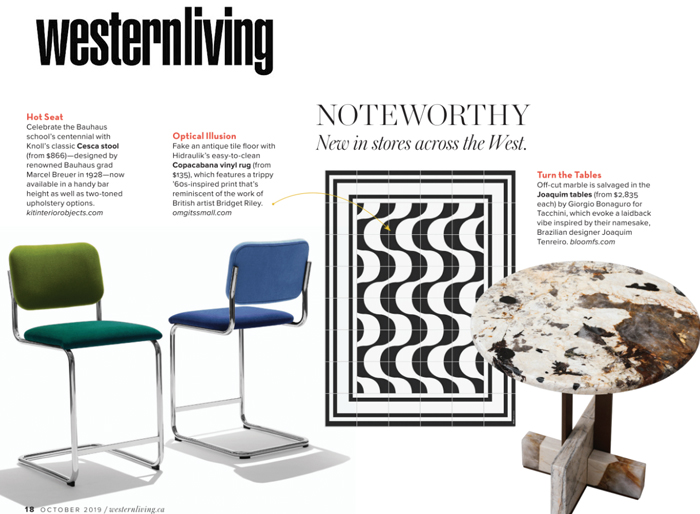 Knoll Features Cesca Stools Western Living