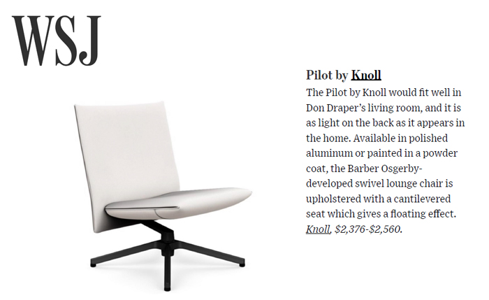Pilot by Knoll Wall Street Journal Work from Home Chairs