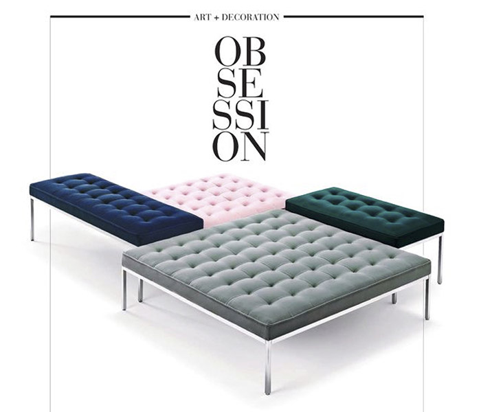 Florence Knoll Bench in Paper City Magazine September 2018
