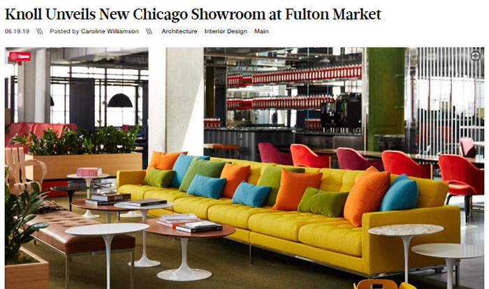Knoll Design Days Fulton Market Space Chicago
