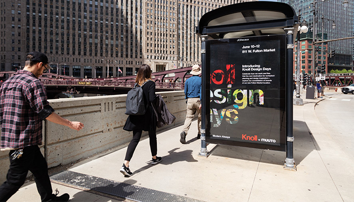 Knoll Design Days Bus Shelters Chicago