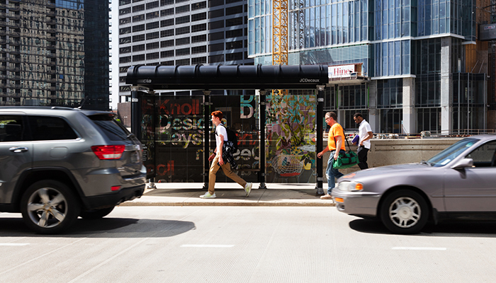 Knoll Design Days Bus Shelters Chicago