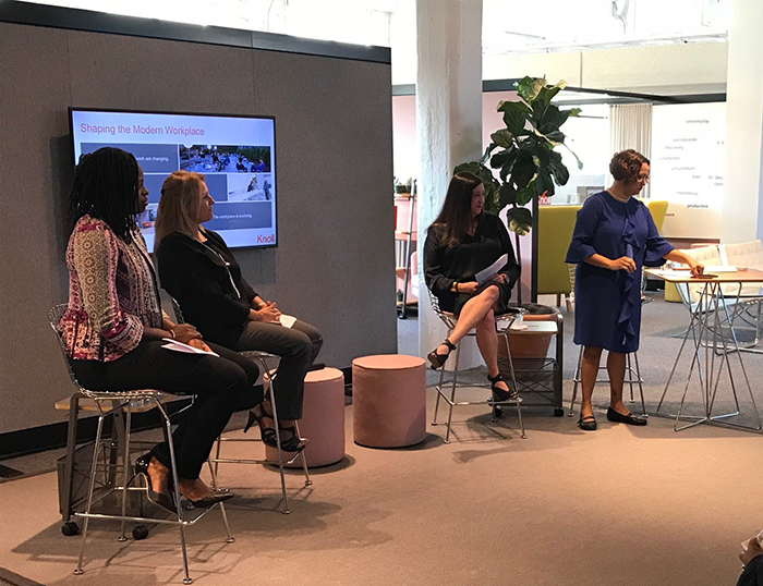 Going Beyond Wellness Well-Being Panel Discussion Knoll Atlanta Showroom