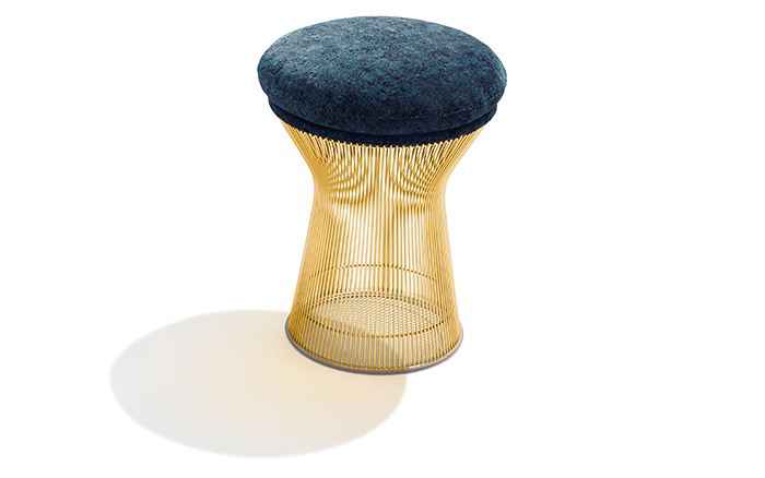 Platner Gold Stool in T Mag