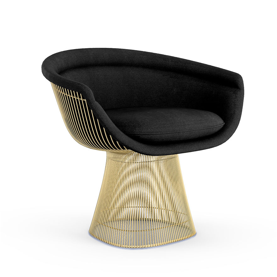 Platner lounge chair - Gold thumbnail