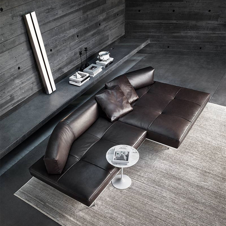 Matic, an innovative system of sofa components created by Piero Lissoni
