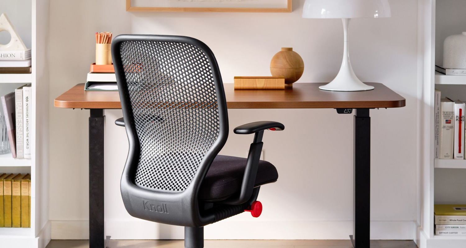 Newson Task Chair and Hipso Height-Adjustable Desk