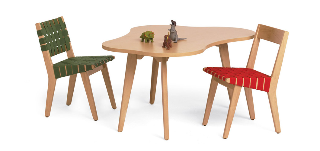 Risom Child S Amoeba Table Knoll, Knoll Outdoor Furniture Revit