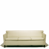 Krefeld Sofa in white Espana Ozono Spinneybeck leather