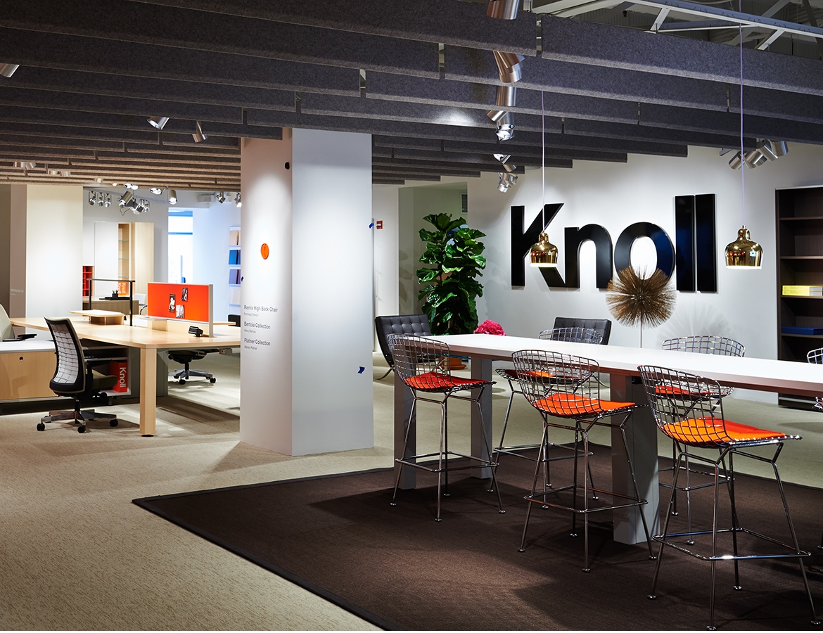 Knoll white Reff profiles Farm Tabe at NeoCon 2014
