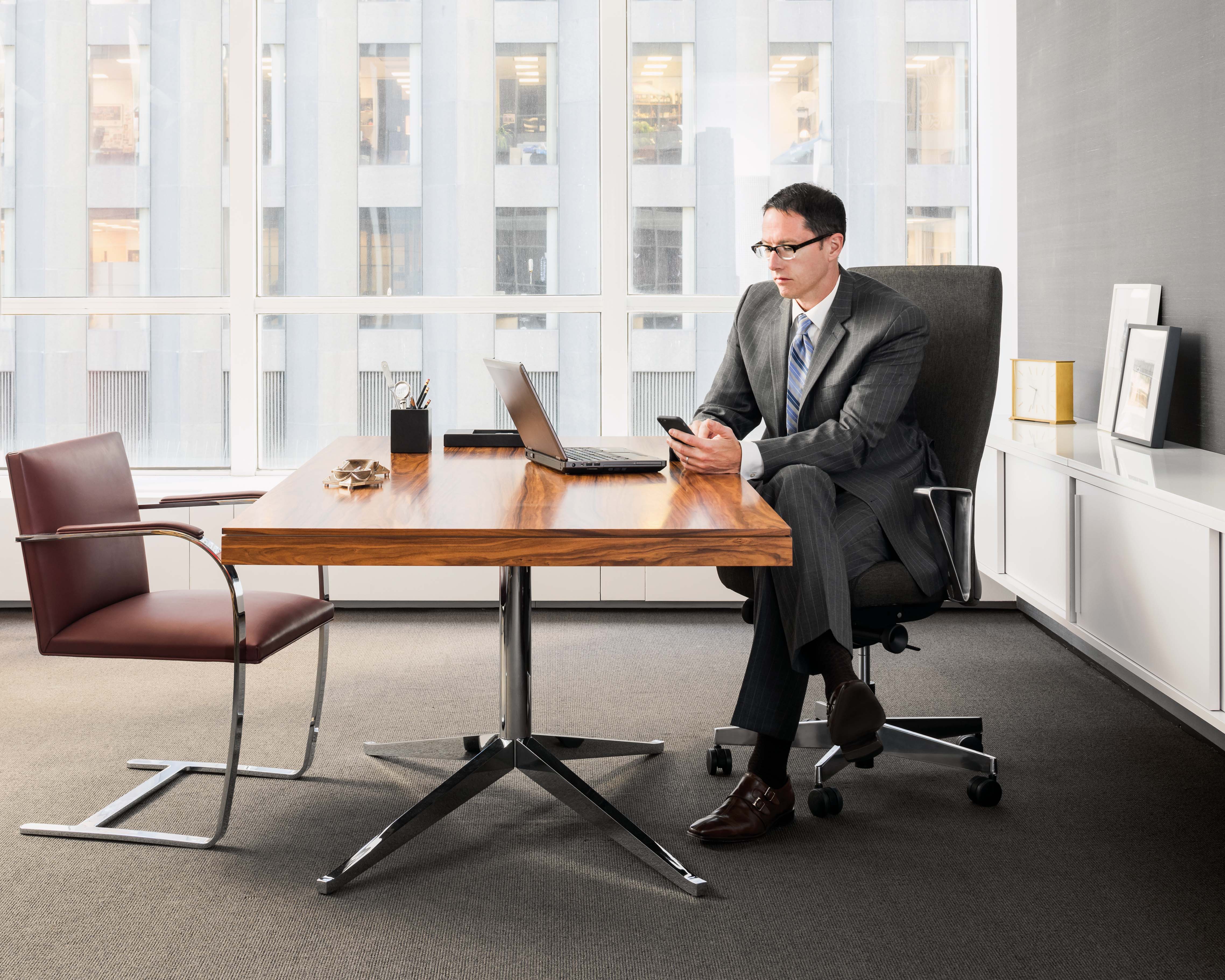 Florence Knoll Executive Desk Knoll