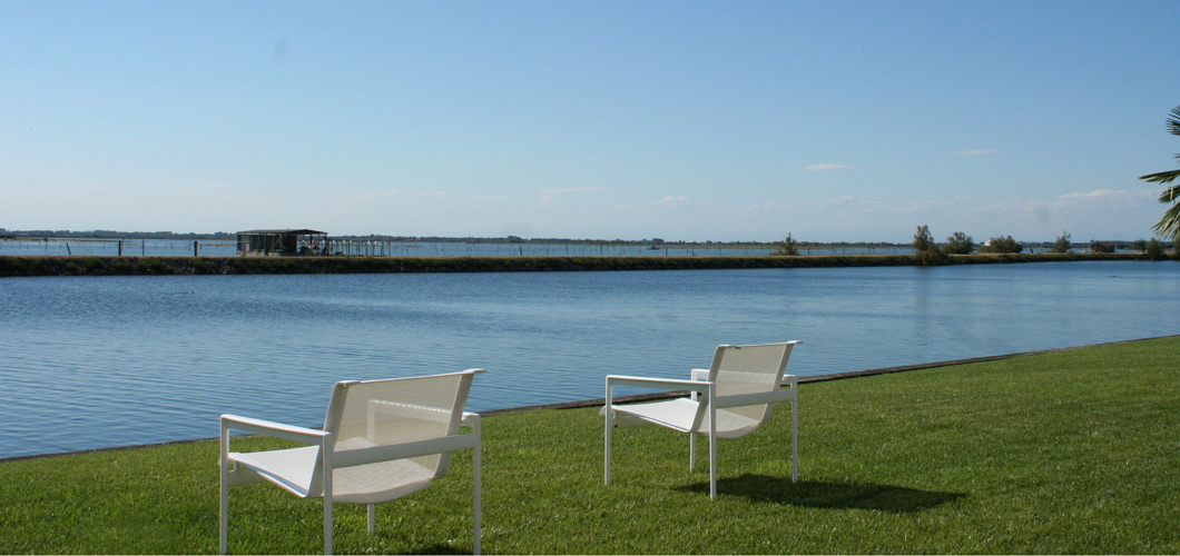 Schultz Lounge Chair Outside