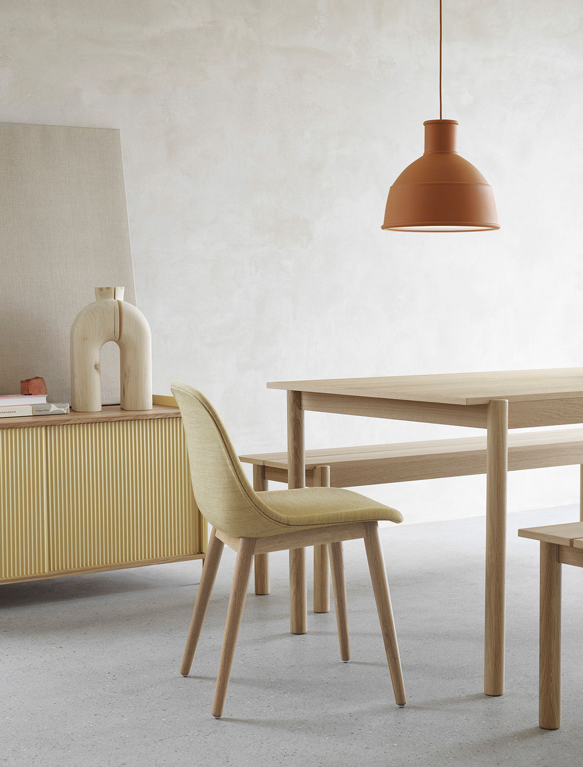 Muuto Linear Wood Table & Fiber Side Chair