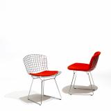 Bertoia Side Chair red seat cover