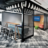 knoll works 2021 rockwell unscripted creative wall tall table drink rail easy stools modular lounge club chair toboggan pull up table k. lounge stool vystar hybrid meeting space delineation shared spaces gather ideate
