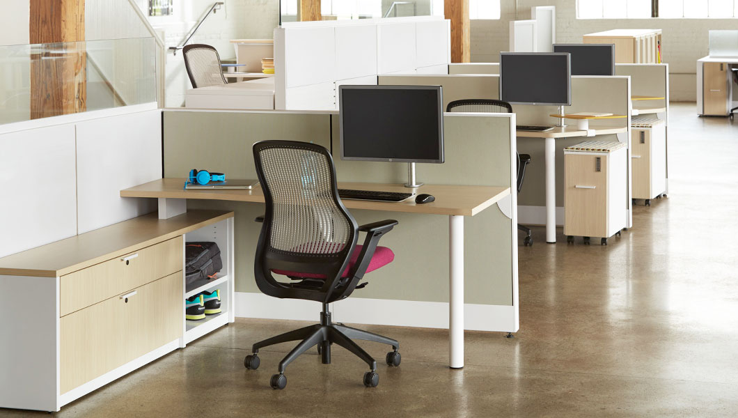 Knoll Open Plan Workstation Furniture with Dividends Horizon