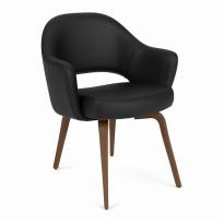 Saarinen Executive Chair - Armchair with Wood Legs