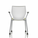 MultiGeneration by Knoll white Stacking Chair