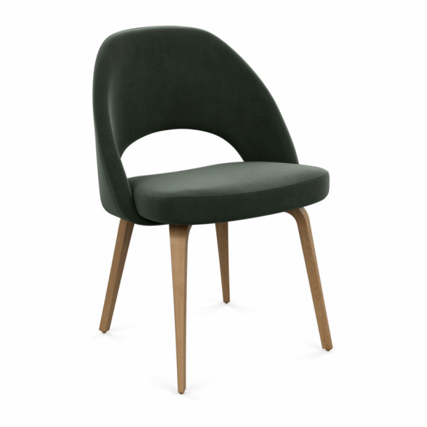 Saarinen Executive Chair - Armless with Wood Legs